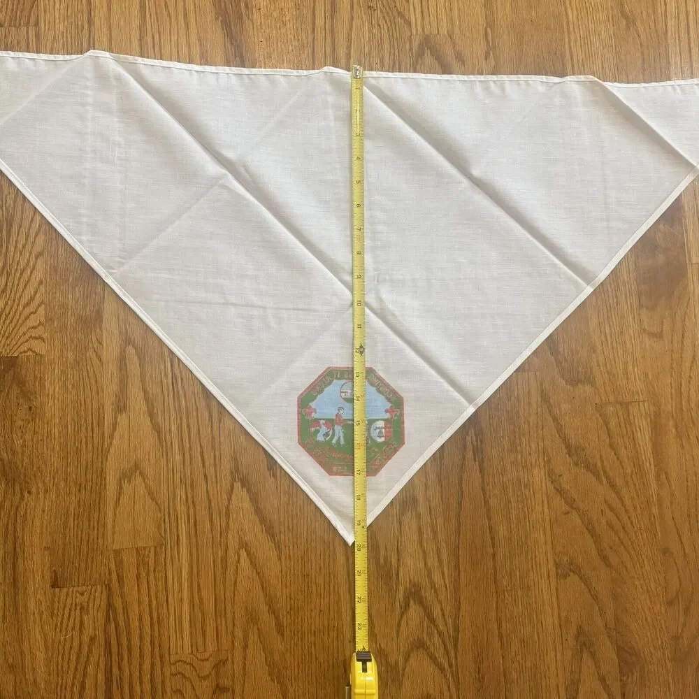 VTG TWO Boy Scouts Scoutmaster Neckerchief Camporee 87 82 Solar BSA Scouting EUC